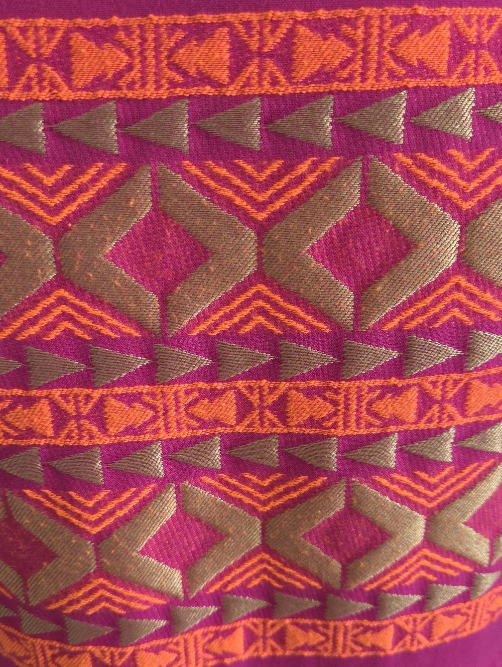 Lace The Label Fuchsia & Orange Geometric Embroidered Boho Mini Dress M EUC - Picture 4 of 15